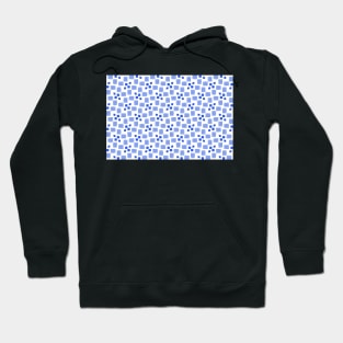 Watercolor Cobalt Blue Diamond Pattern Hoodie